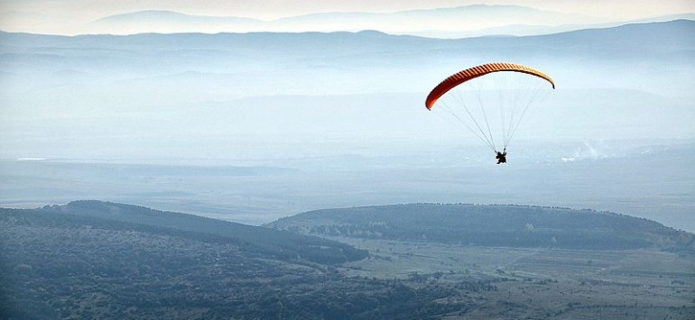 Paragliding over Dragoman & the Dragoman marshland
