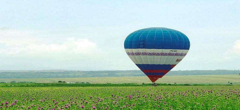 Hot-air balloon trip above Plovdiv – 20km