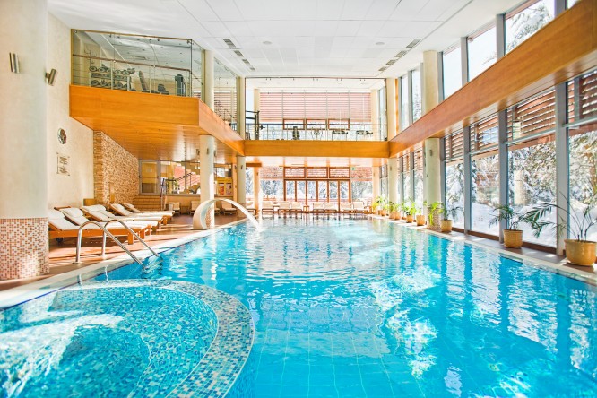 The swimming pool