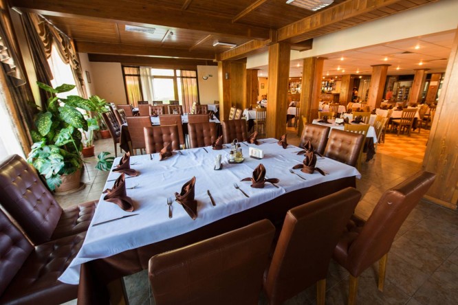 The restaurant and bar